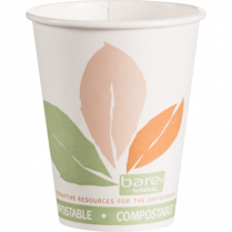 Solo® Bare® Compostable Hot Cups 8 oz. 50 cups/pkg