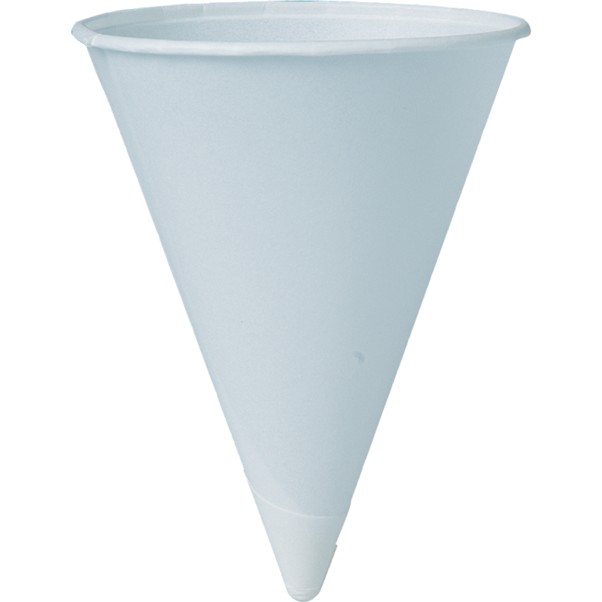 Unisource Solo Paper Cone Water Cups - Cone - 200 / Pack - White