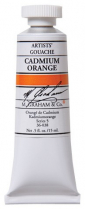 M. Graham Artists' Gouache .5oz Cadmium Orange