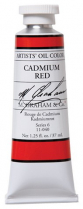 M. Graham Artists' Oil colour 1.25oz Cadmium Red