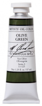 M. Graham Artists' Oil colour 1.25oz Olive Green