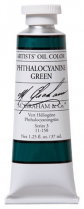 M. Graham Artists' Oil colour 1.25oz Phthalocyanine Green