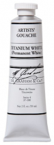 M. Graham Artists' Gouache 2oz Titanium White (Permanent White)