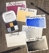 Stoneground Watercolour Palette Small Calligraphy 6/set