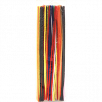Chenille Pipe Cleaners 12" Assorted Colours 100/pkg