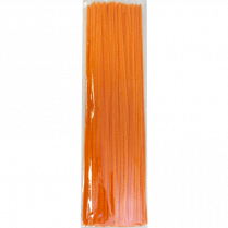 Chenille Pipe Cleaners 12" Orange 100/pkg