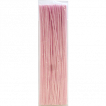 Chenille Pipe Cleaners 12" Pink 100/pkg
