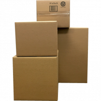 Kraft Corrugated Shipping Boxes 14"W x 10"D x 10"H 25/pkg