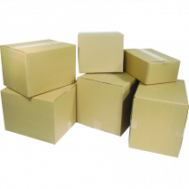 Kraft Corrugated Shipping Boxes 16"W x 12"D x 8"H 25/pkg