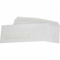 Supremex Commercial White Window Envelopes Side Seam #9, 500/box