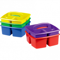 Storex® Small Classroom Caddy Assorted Colours 5/pkg