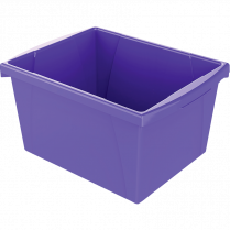 Storex® Storage Bin 15L Purple