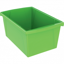 Storex® Storage Bin 21L Green