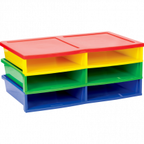 Storex® Quick-Stack Literature Organizer Assorted Colours