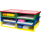 Storex® Quick-Stack Literature Organizer Assorted Colours