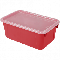 Storex® Small Cubby Bins Red