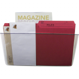 Storex® Wall Files Letter Clear 2/pkg