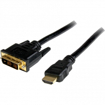 StarTech HDMI to DVI-D Cable Adaptor Male to Male 6'