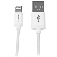 StarTech 6' White Apple® 8-pin Lightning Connector to USB Cable for iPhone / iPod / iPad