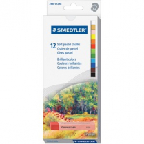 Staedtler® Soft Chalk Pastels Assorted Colours 12/pkg