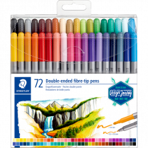 Staedtler® Duo-Colour Markers Assorted Colours 72/pkg