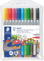 Staedtler® Noris Club® Markers 1.0 mm Assorted Colours 12/pkg