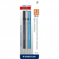 Staedtler® triplus® Micro Mechanical Pencils 0.5 mm 3/pkg