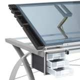Studio Designs Futura Craft And Drawing Station w Adjustable Top & Storage