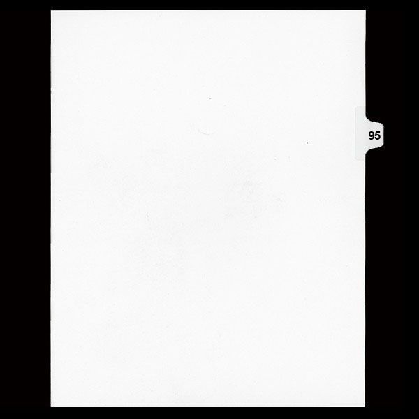 Legal Index Tabs BC White 95 25/Pkg Monk Office