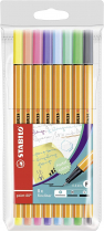 Stabilo point 88 Fineliners Pastel Colours 8/pack