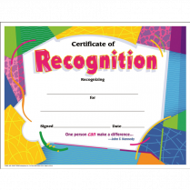 Trend® Colourful Classics Recognition Certificates 8-1/2 x 11 30/pkg