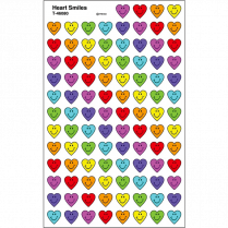 Trend® superShapes Heart Smiles Stickers 800/pkg