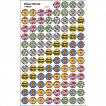 Trend® superSpots® Cheer Words Stickers 800/pkg