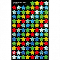 Trend® superShapes Colourful Stars - Foil Stickers 400/pkg