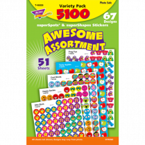 Trend® Superspots & Supershapes Stickers 5100/pad
