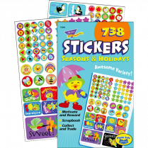 Trend® Seasons & Holidays Sticker Pads 738 stickers/pad