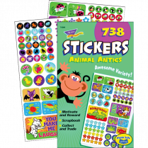 Trend® Animal Antics Sticker Pads 738 stickers/pad