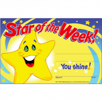 Trend® Recognition Awards Star of the Week! 5-1/2" x 8-1/2" 30/pkg