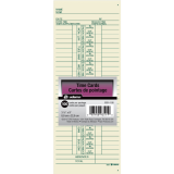 Adams™ Time Cards Bilingual 100/pkg