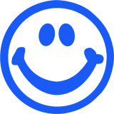 Trodat® S-Printy 4921 Self-Inking Mini Stamp Happy Face
