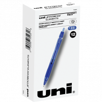 uni-ball&reg; Jetstream&trade; Elements Retractable Ball Point Pens Medium Point Blue 12/box