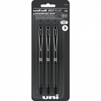 uni-ball® 207™ Plus Retractable Gel Pens 0.7 mm Black