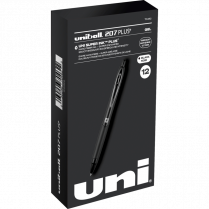 uni-ball® 207™ Plus Retractable Gel Pens 0.7 mm Black 12/box