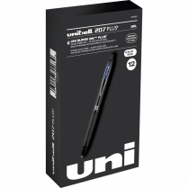 uni-ball® 207™ Plus Retractable Gel Pens 0.7 mm Blue 12/box