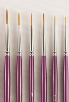 Heinz Jordan Series 695 Gold Sable Mixed Media Paint Brushes - Liner - Various Sizes