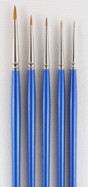 Heinz Jordan Series 750 Gold Sable Retouch Watercolour Paint Brushes - Round - Various Sizes