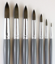 Heinz Jordan Mightlon Series 6400R Oil & Acrylic Paint Brushes - Round - Various Sizes