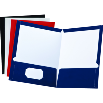 Oxford® Showfolio™ Laminated Twin Pocket Portfolio - Various Colours