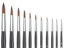 Princeton Siberia Series 7050 Natural Kolinsky Sable Watercolour Paint Brushes - Round - Various Sizes