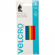 Velcro® One-Wrap® Straps 8" x 1/2" Assorted 5/pkg